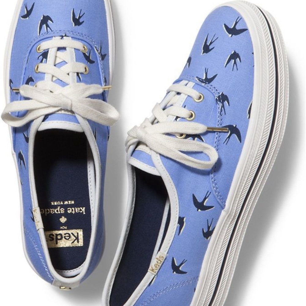 Keds x Kate Spade Blue Bird Sneakers